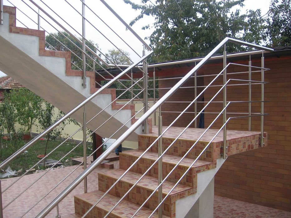 Balustrade inox cu sticla,lemn masiv sau clasice