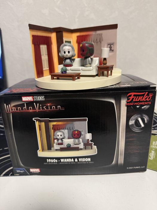 WandaVision 1960s mini moments Funko Pop Wanda & Vision