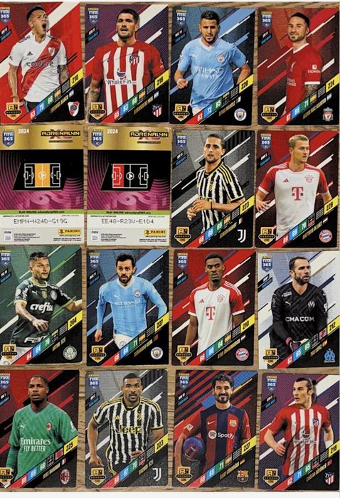Cartonașe fotbaliști Panini, Match Attax și Abtibilduri