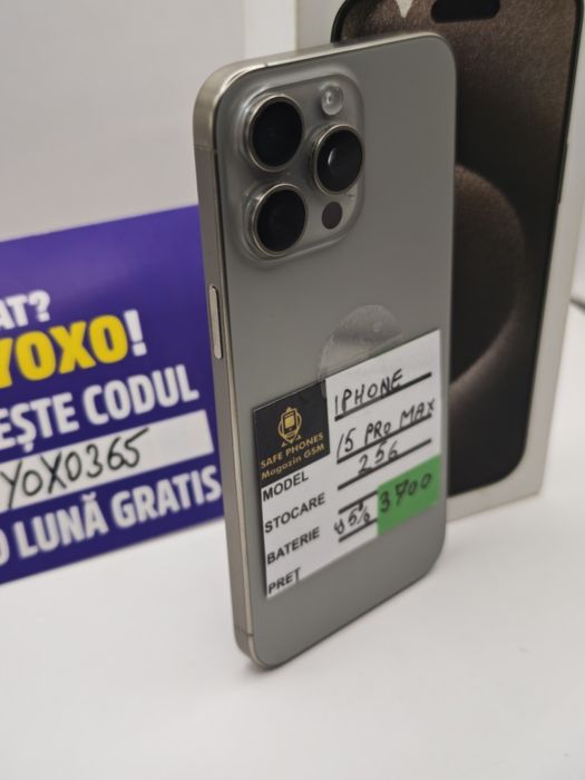 15 Pro Max 256 Gb 95% Bateria originala