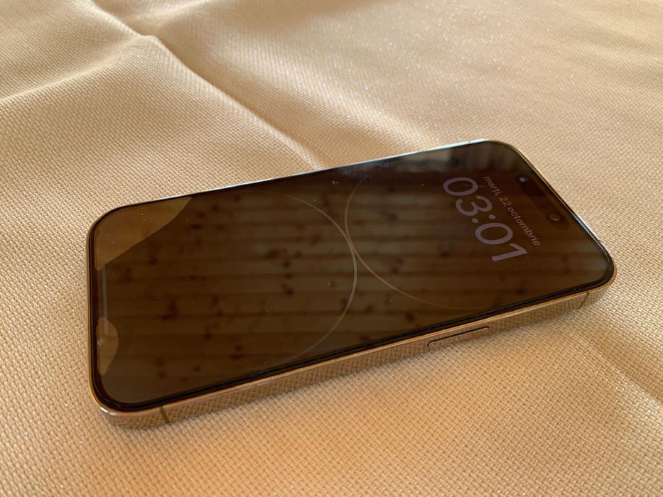 Iphone 14 Pro gold telefon personal impecabil si perfect functional