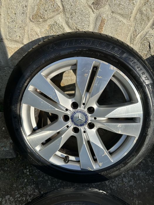 Джанти 17” 8.5J с гуми Michelin + Hankook (5x112 Mercedes)