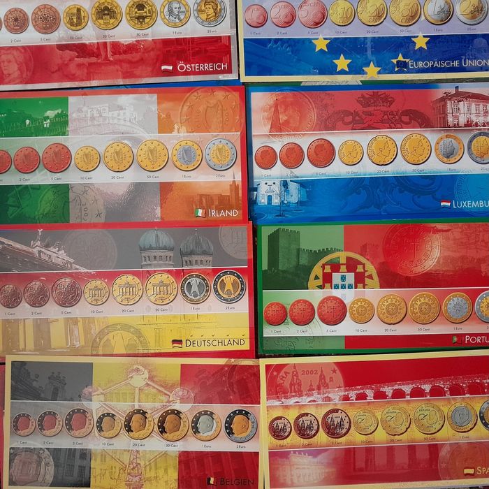 Открытки министерства финансов Германии посвящёные каталогу монет ес