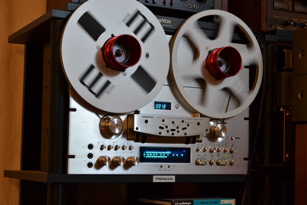 Magnetofon Akai GX-747 646 Pioneer RT-909 RT-707