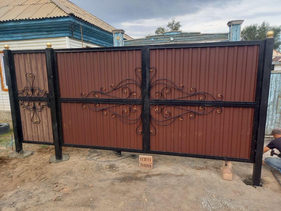 Заборы металичиские ворота перила
