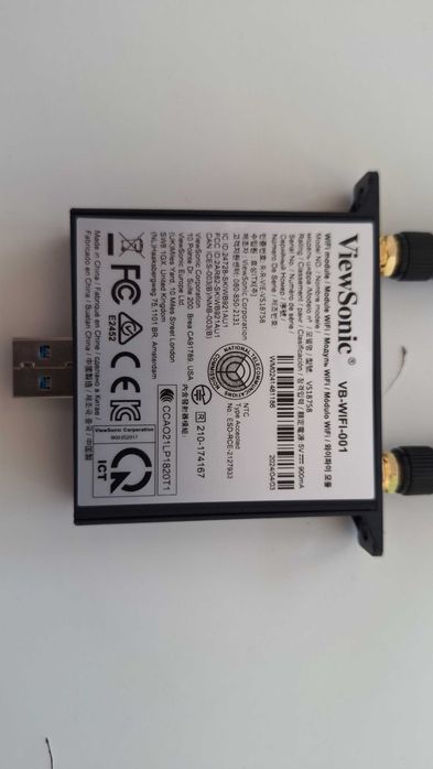 Modul wifi pentru Ecrane interactive ViewSonic - VB-WIFI-001