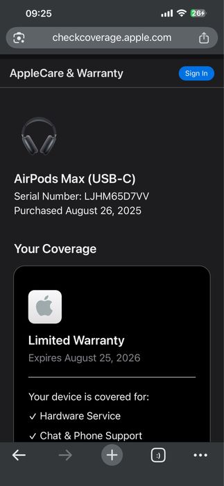 Casti Apple AirPods Max Midnight Noi Sigilate