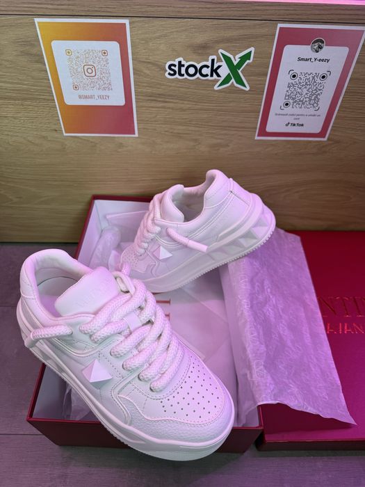 Sneakers Valentino Garavani One Stud XL white ,Poze Reale 36-4