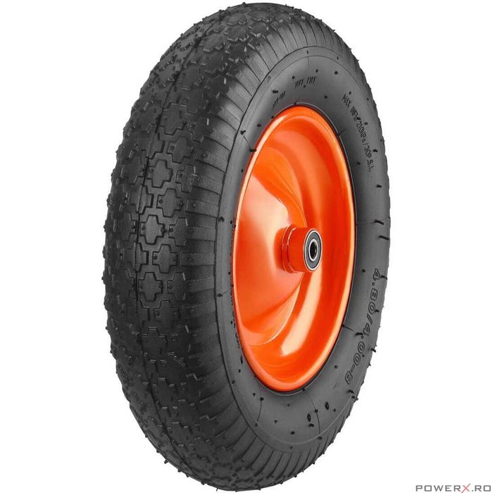 Roata pentru roaba cu rulment, 16", Kraft