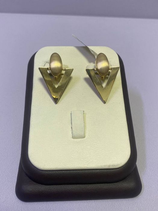 Серьги из желтого золота/СТ 30770