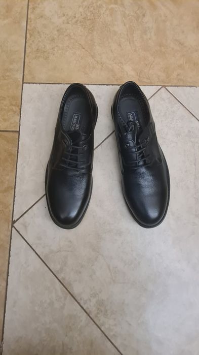 Кожаные туфли, новые, 42 р