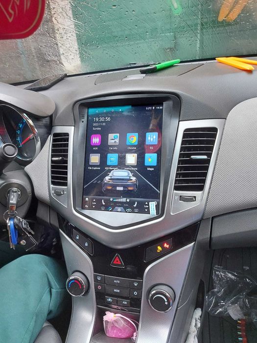 Navigatie Android Chevrolet Cruze 2008-2014 Waze YouTube GPS BT