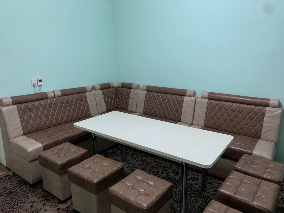 oshxona uchun yumshoq mebellar