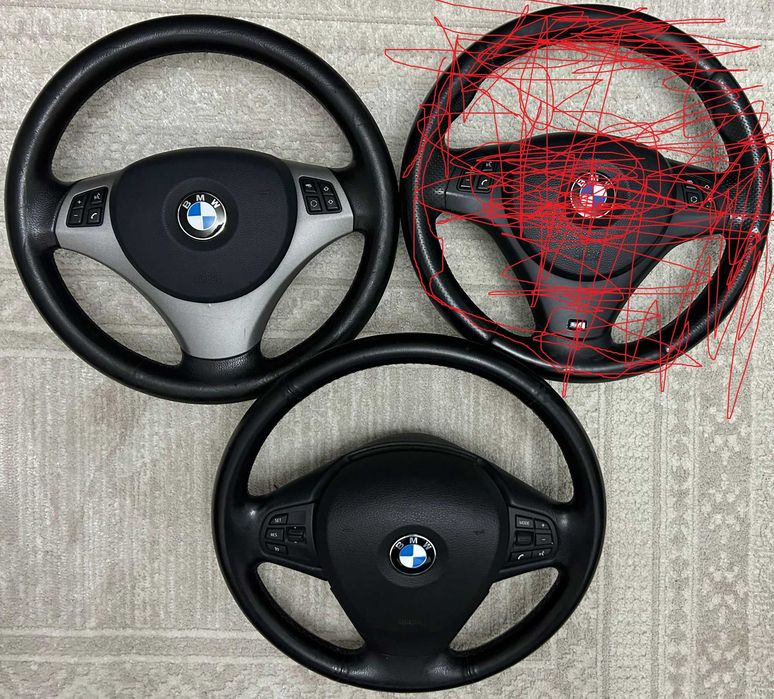 Volane BMW M- Sport E87/E88/E90/E91/E92/E93 +X3 F25 Piele cu comenzi