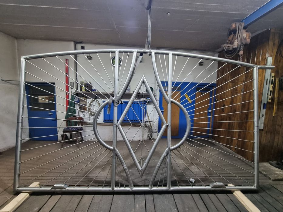 Poartă + portiță inox