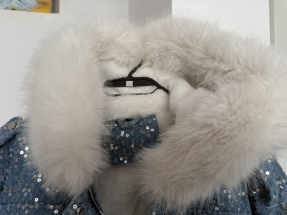 Зимно яке с пейети и пух