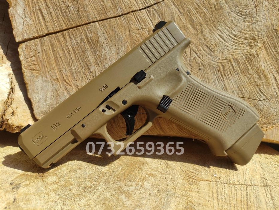 Glock 19X Coyote CO2 Umarex recul puternic pistol airsoft Original
