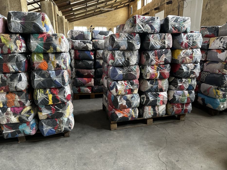 цветни памучни парцали