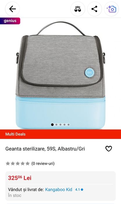 Geanta sterilizare UVC LED