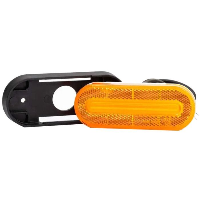 Lampa gabarit 124x51, LED, galbena, 12-36V, Fristom ERK