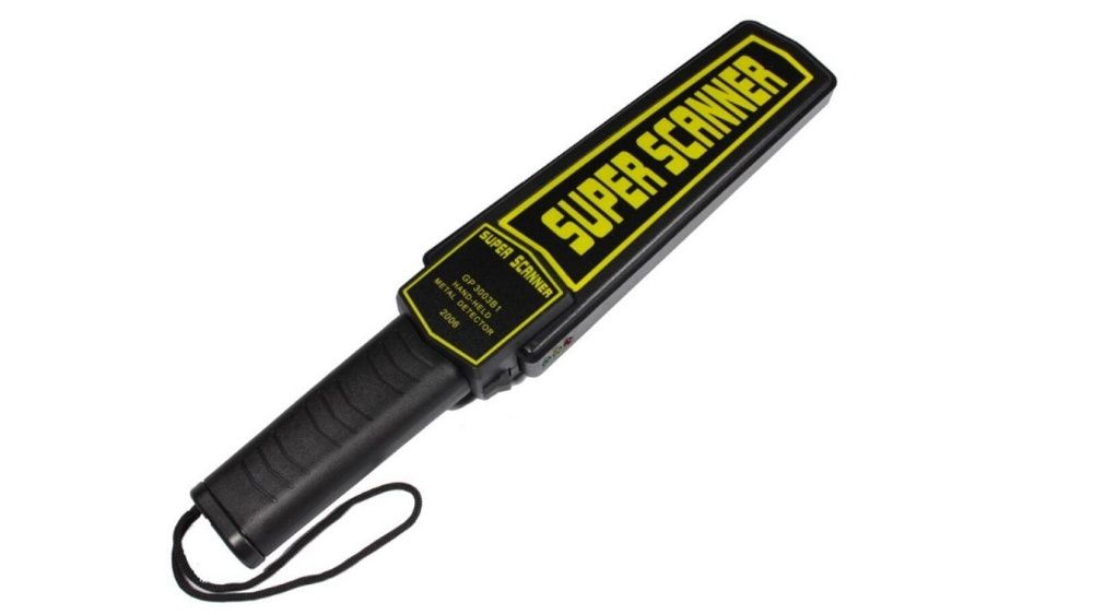 Металлоискатель охранный. Металло детектор ручной.