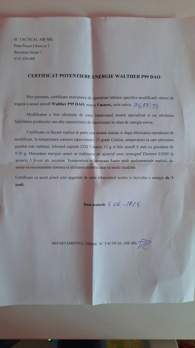 Pistol Airsoft Walther P99 DAO 3 joules UPGRADE