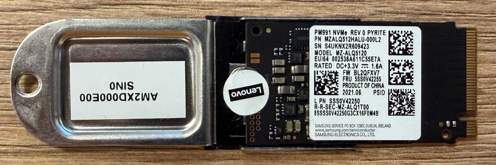 Vand 500gb ssd M2 PCIex Samsung PM991 sanatate 97%