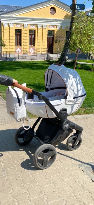 Carucior 3 in 1 Topaz Lux White – Krausman – Testat ADAC