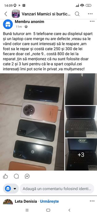 Telefoane de vânzare