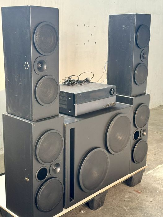 Професионално озвучаване 4+1 – 2x12” активен бас, 2x8”, 2x6.5”