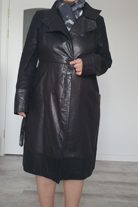 Пальто турецкое кожанное