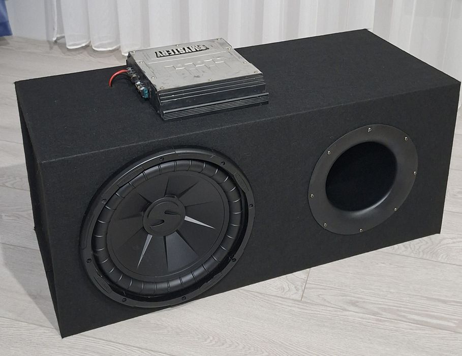 Сабвуфер Soundstrem 12 дюйм 30см с усилком мистери оригинал   продам