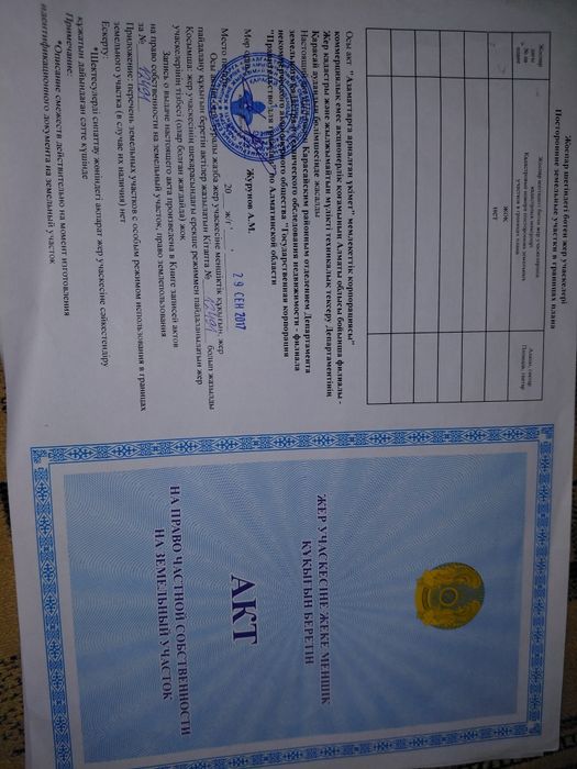 Продам землю шамалган