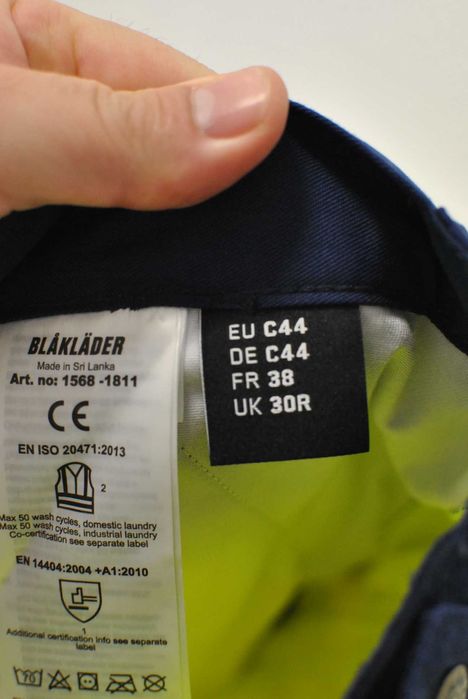 Blaklader pantalon verde marimea 44  (4216)