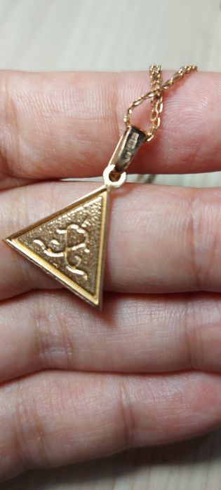 Золотой кулон 585 пр тумар