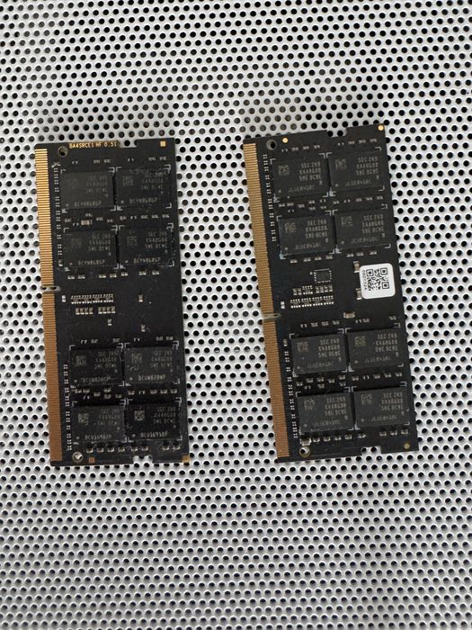 2x Samsung 16GB DDR4 3200MHz SO-DIMM laptop RAM