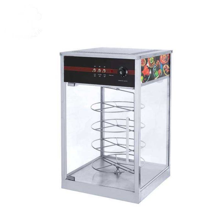 LICHIDARE Vitrina calda pizza 5etaje rotire automata TRANSPORT GRATUIT