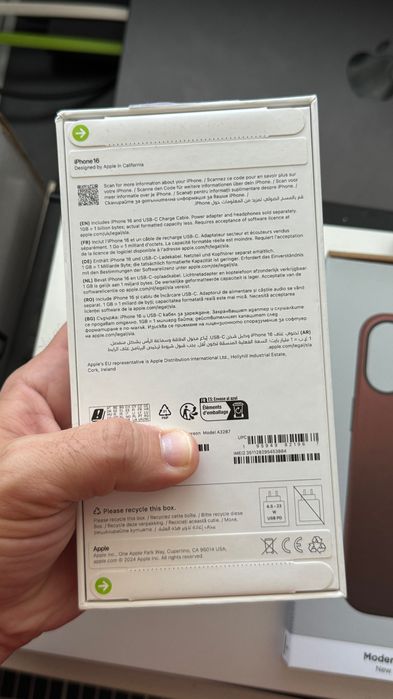 Iphone 16 128 GB Неразопакован