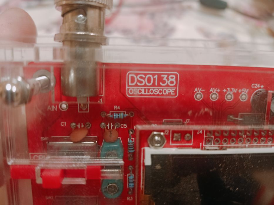 Осциллограф, собранный набор.