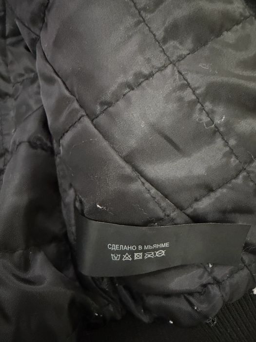 Куртка-бомбер кожаная