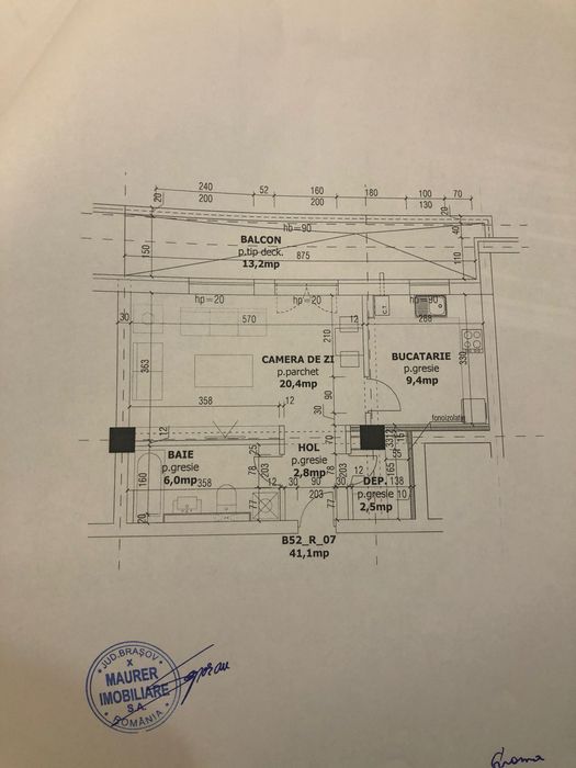 Studio cu terasa generoasa de vanzare