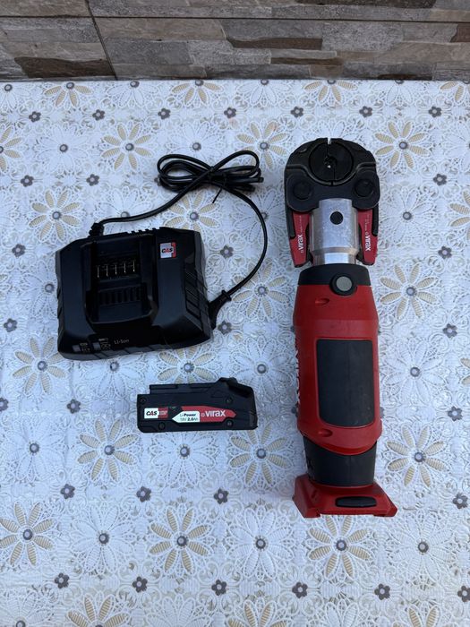 Акумулаторна преса за тръби Virax Viper L2X