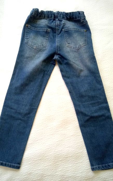 Дънки с рози и подарък блузка