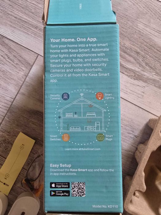 Kasa kd110 видеозвонок, домофон