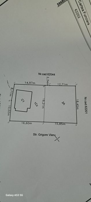 Vând loc de casa in Burdujeni