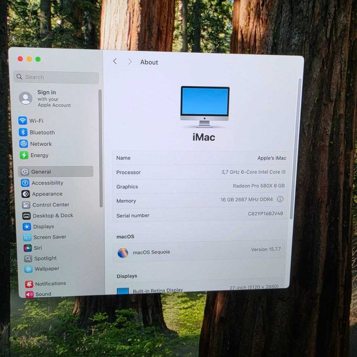 Моноблок Apple iMac A2115