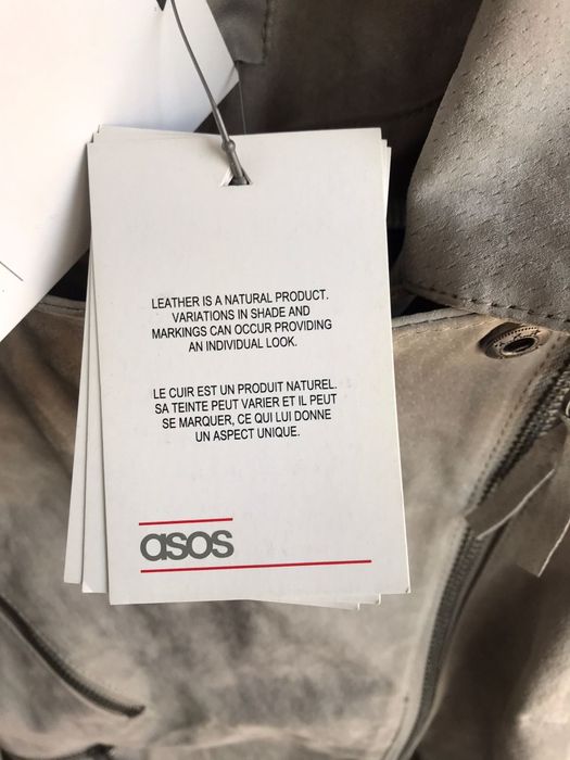 Geaca Asos noua piele intoarsa naturala originala