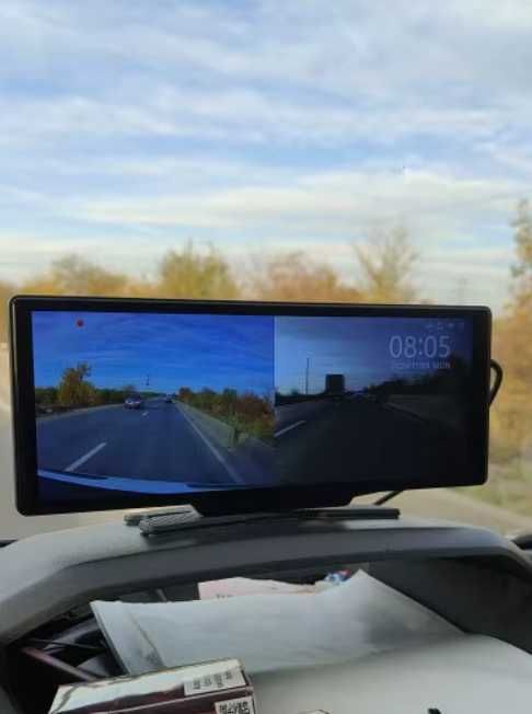 Navigatie universala ecran de 10,26 inch cu Carplay si Android auto + camera DVR fata/spate 4K