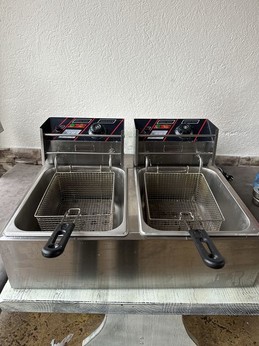 Електрически фритюрник 2х5литра