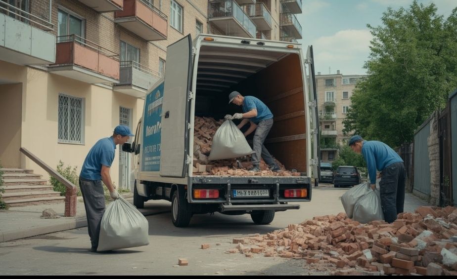 Вывоз мусора по городу